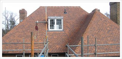 Clay roof tiles